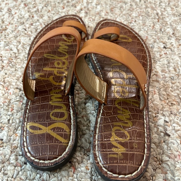 Sam Edelman Shoes - Sam Elderman Gorgene Leather Toe Ring Sandals 7